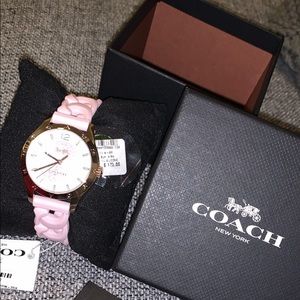 Pink coach watch